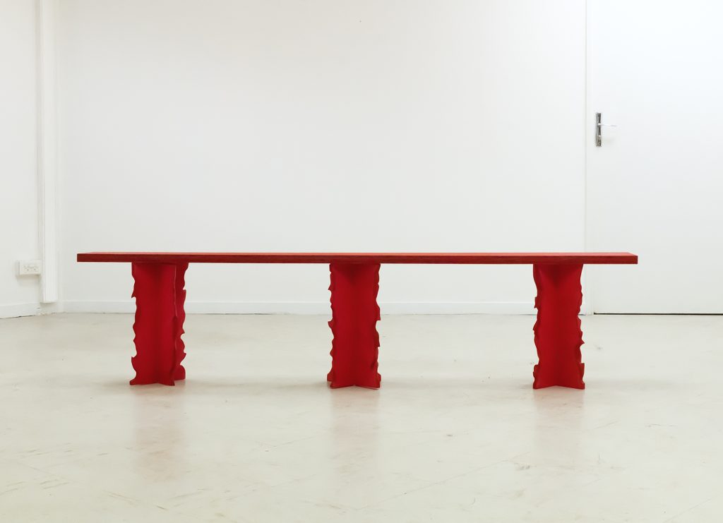 Fire bench by Melissa Mariller