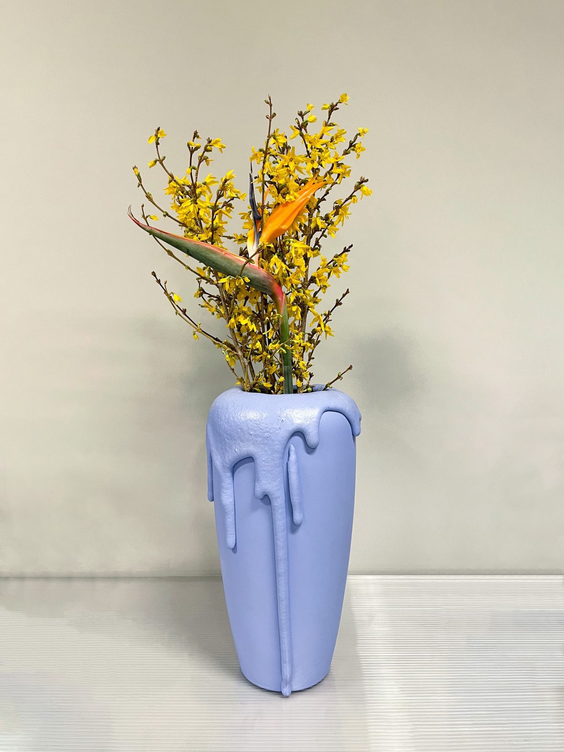 Melted Porcelain Vase V.5 by Scandinavian Designer, John Nordenstein