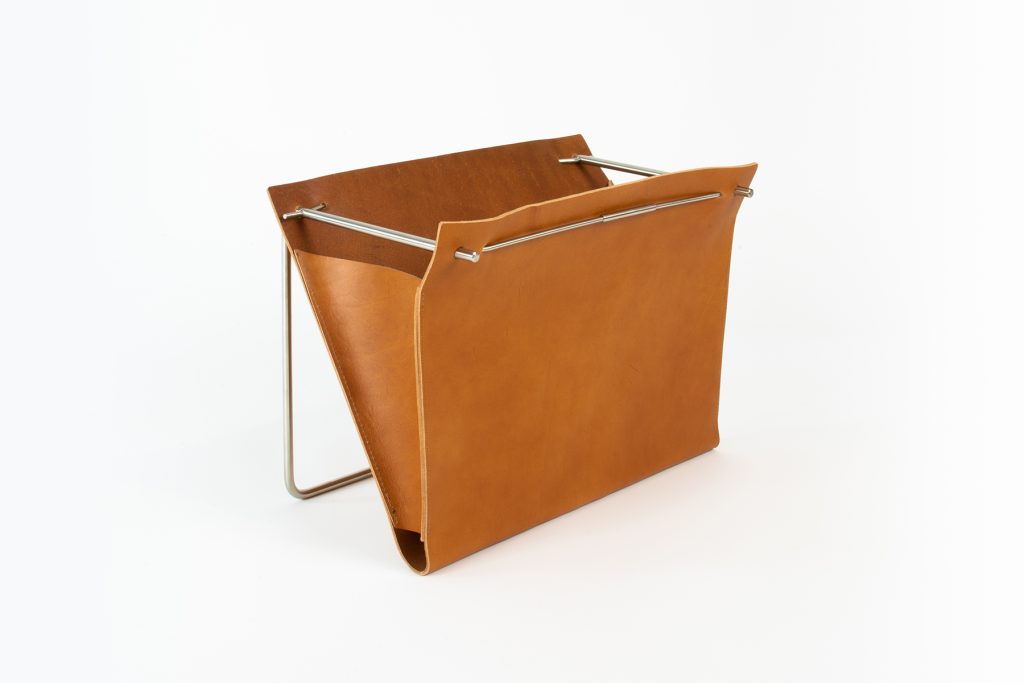 Artists focused on leatherwork project