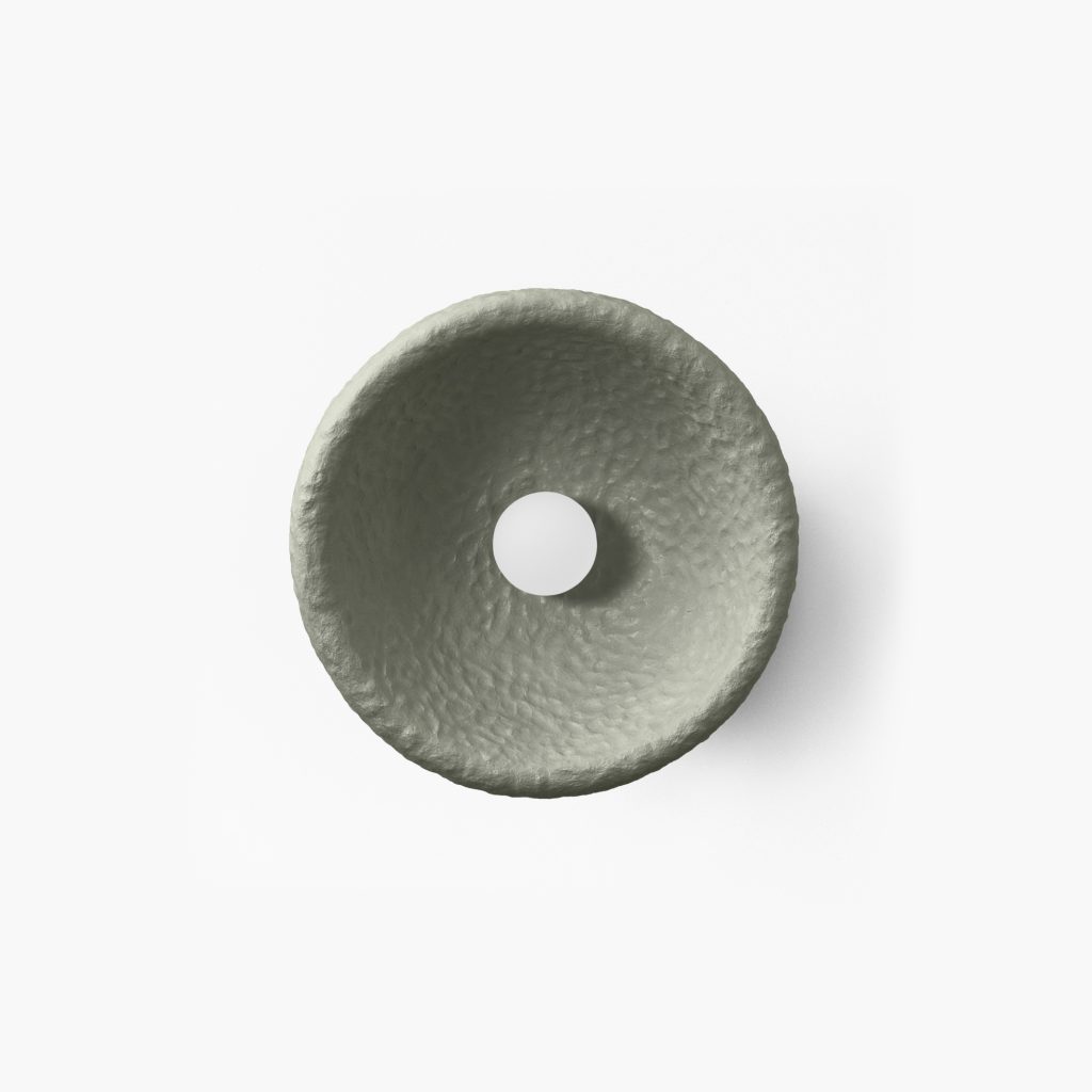 Green Ceramic Wall Lamp Design