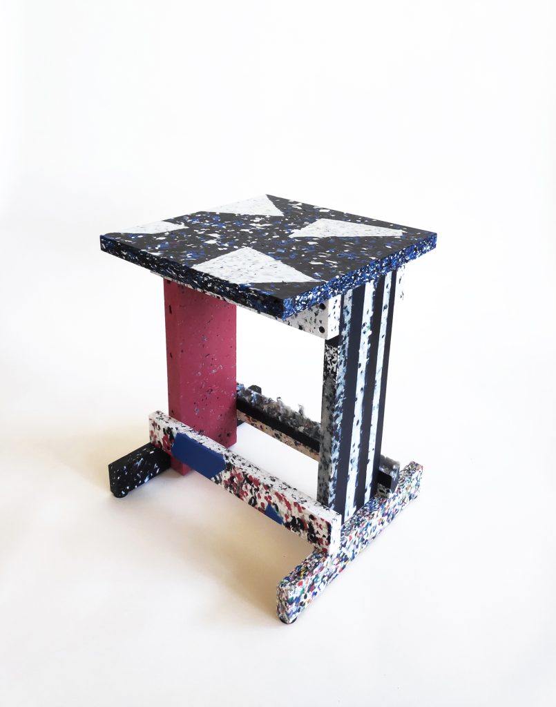 Toasted Scrap Stool by Toasted Furniture