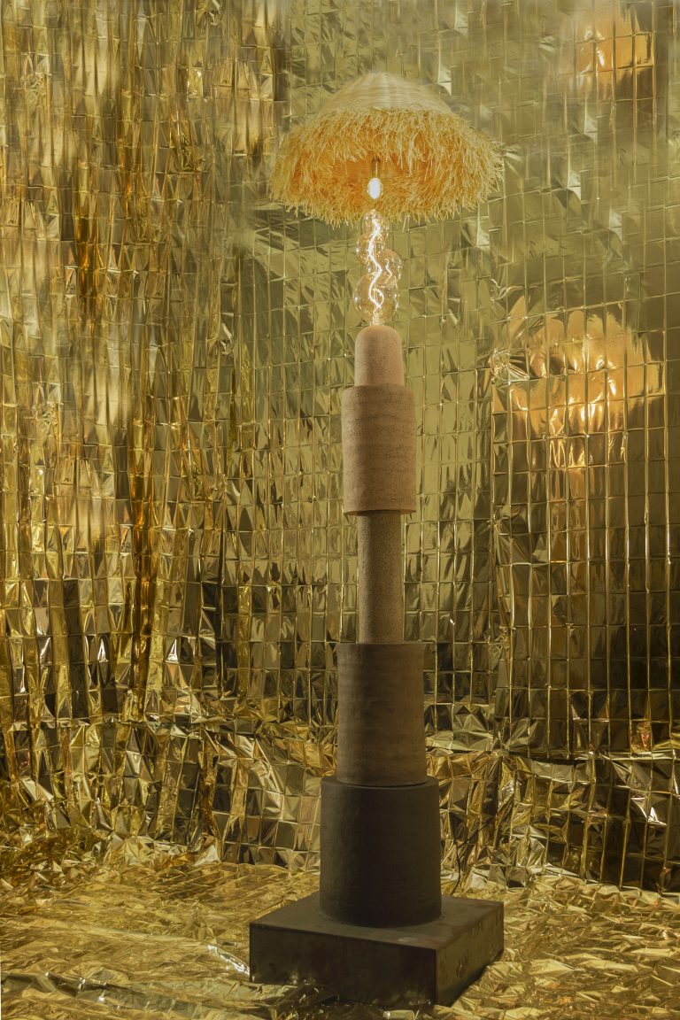 The Ancestors – Thulani – Ceramic Floor Lamp by UAU Studio