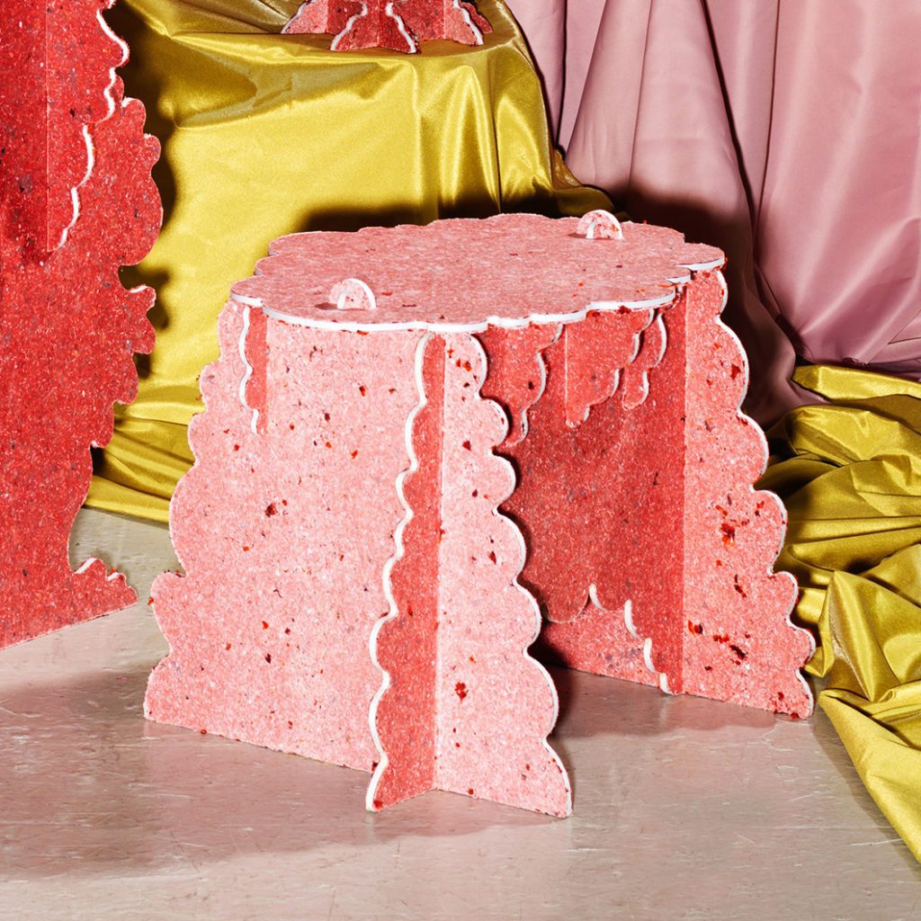 Really Rococo II Stool by Ebba Lindgren