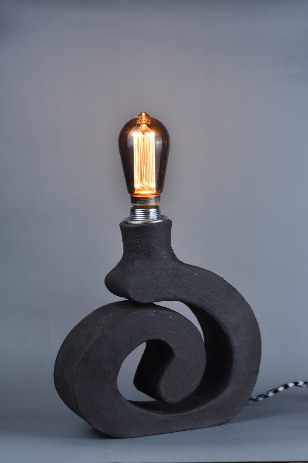 Curl Ceramic Table Lamp by VeromOCERAMICS