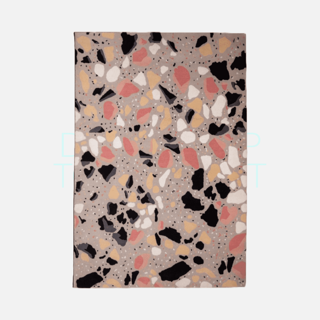 “Venezia” Hand-Knotted Tibetan Wool Rug by Sergio Mannino