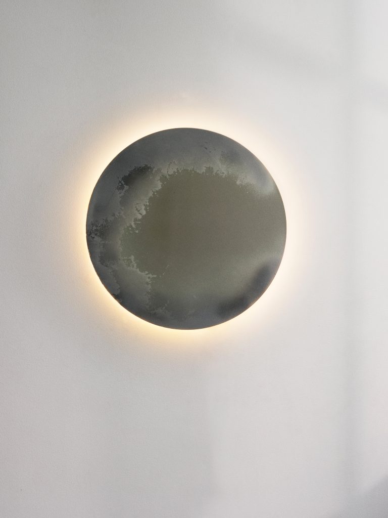 Minimalist Moon Mirror Light by Anne Nowak