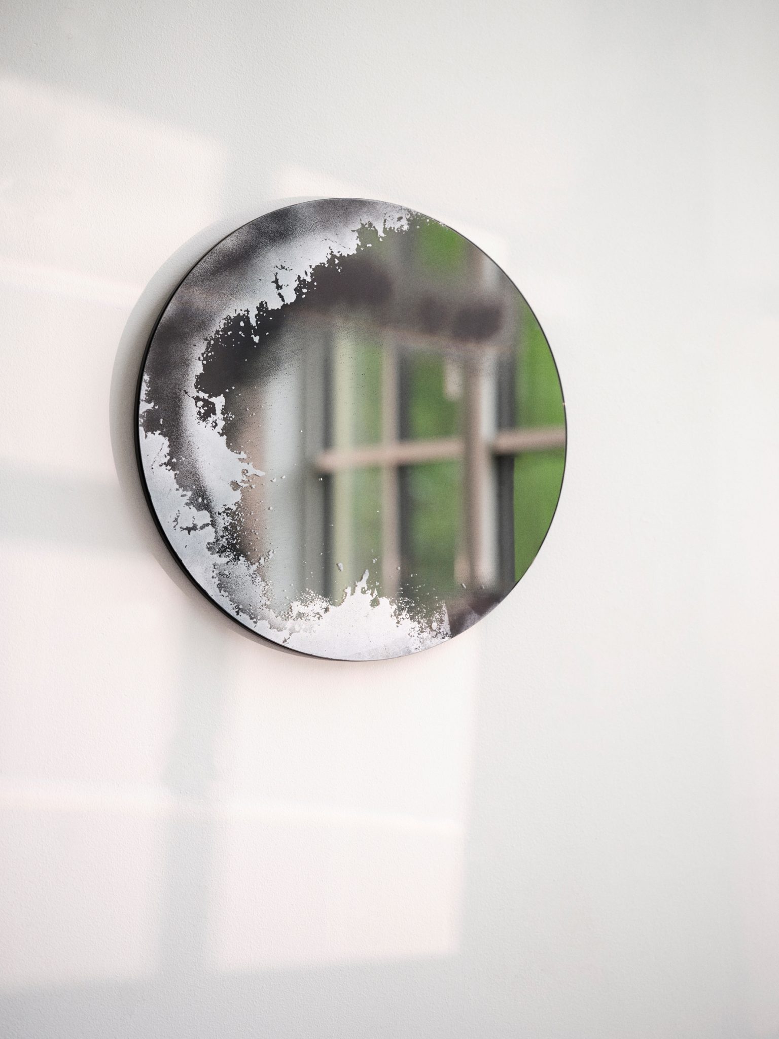 Nordic Mirage Silver Wall Art Piece by Anne Nowak, Denmark 