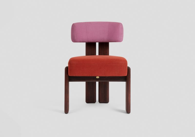 ANNI Cocoa de la Paz Dining Chair by Comité de Proyectos