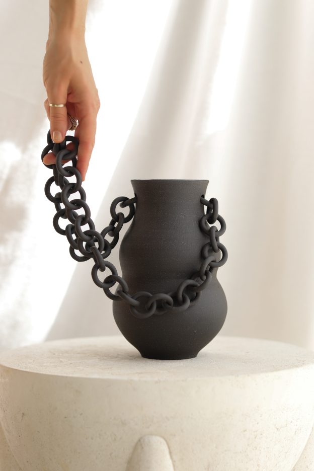 Salem Black Ceramic Vase
by Kelsey Floyd 