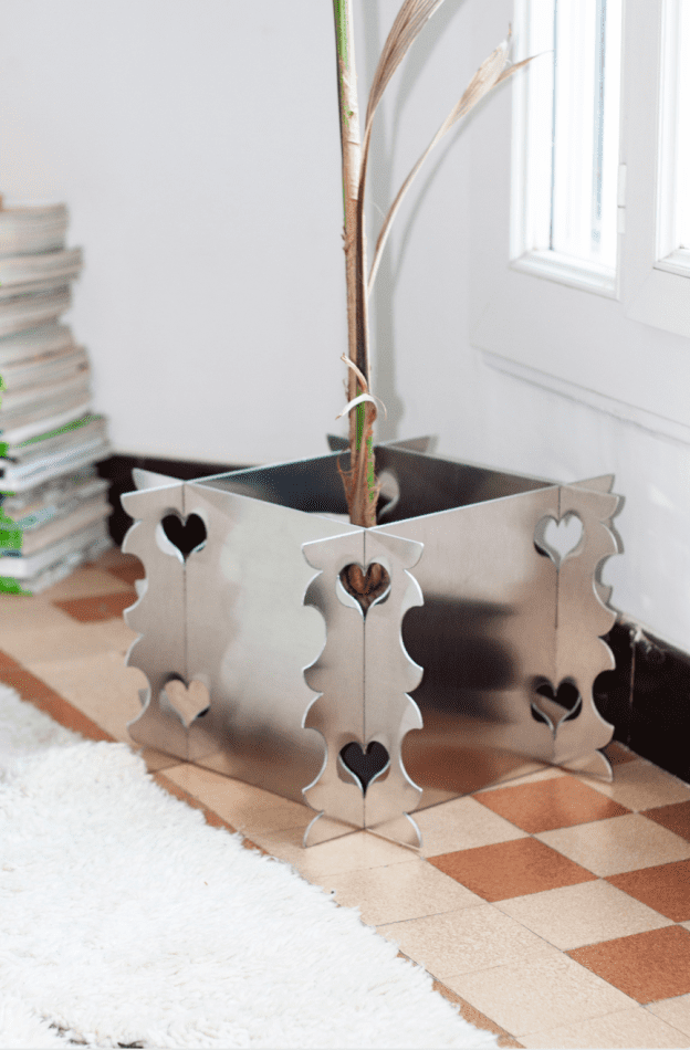 Aluminum Flower Pot Cover
by Melissa Mariller 