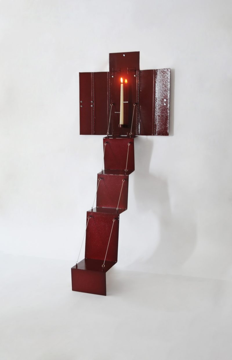 Wax Clock Altar Candle Holder By Panorammma Atelier in Mexico