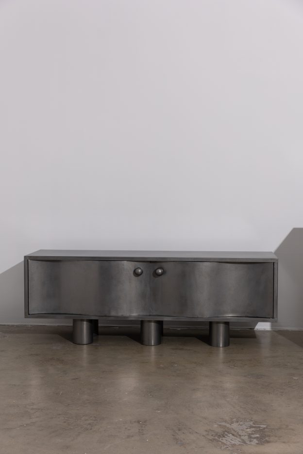 Motion Commode No. 1 – Wavy Steel Credenza
by furniture designers The Good Living Co.