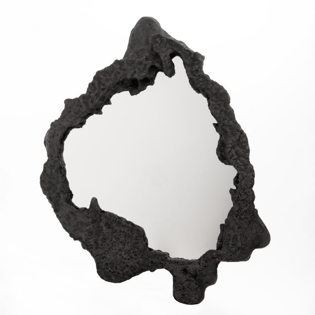 A Beautiful Mind – Sculptural Organic Stone Mirror by Odditi