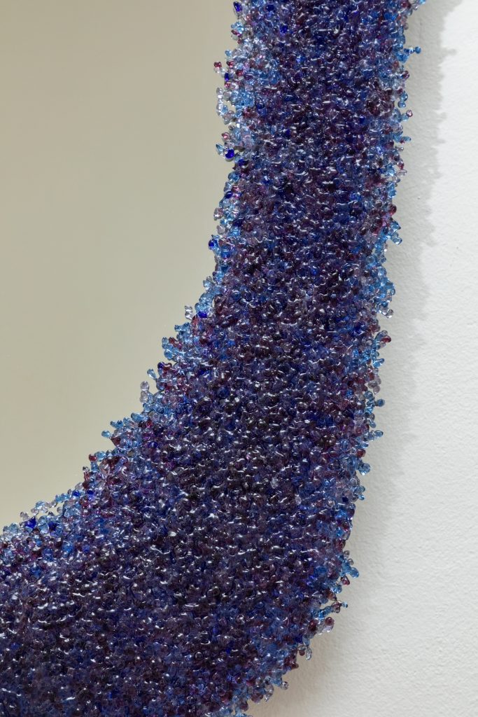 Upcycling murano glass mirror
