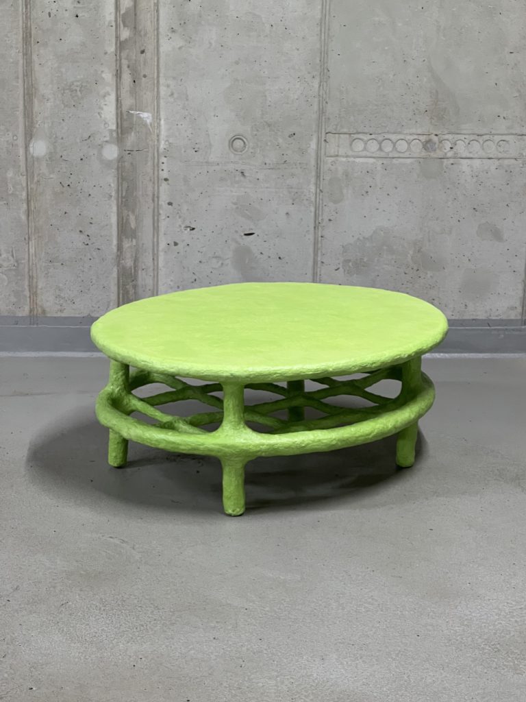 Upcycling technique in a coffee table by David Čáp