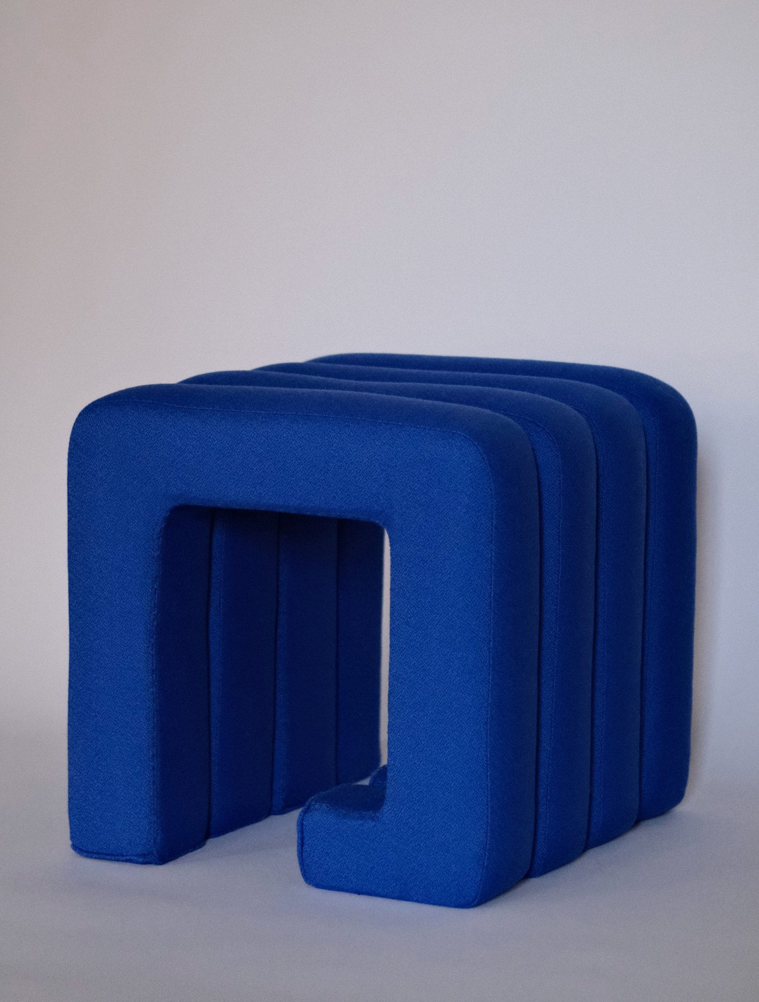 Meta – Primary Colors Modular Merino Wool Stool by Jaclyn Pappalardo