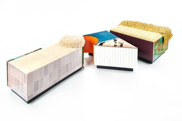 Come As You Are, And Stay Together! – Three-Piece Bench Ensemble
by furniture designers Lyk Carpet 