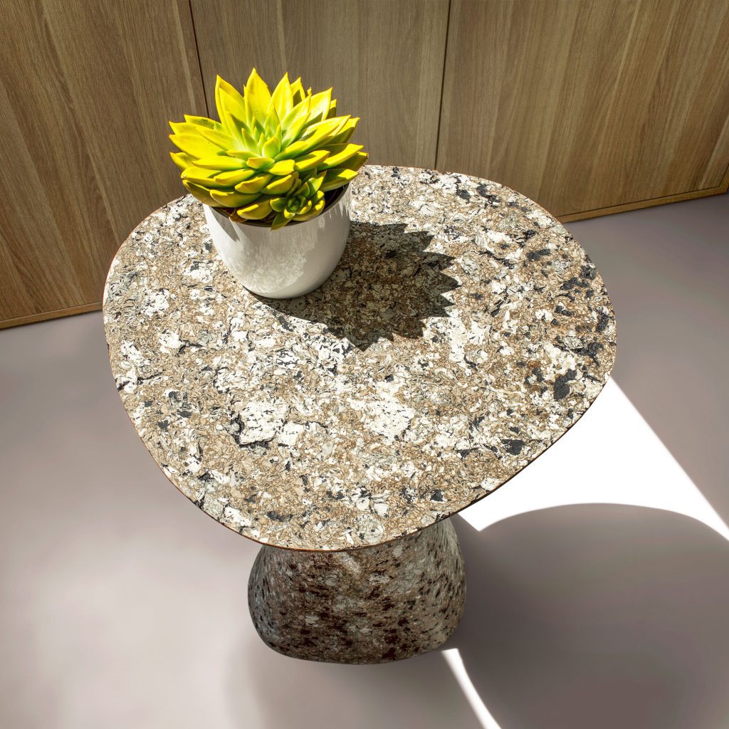 Mottled Biomaterial Side Table