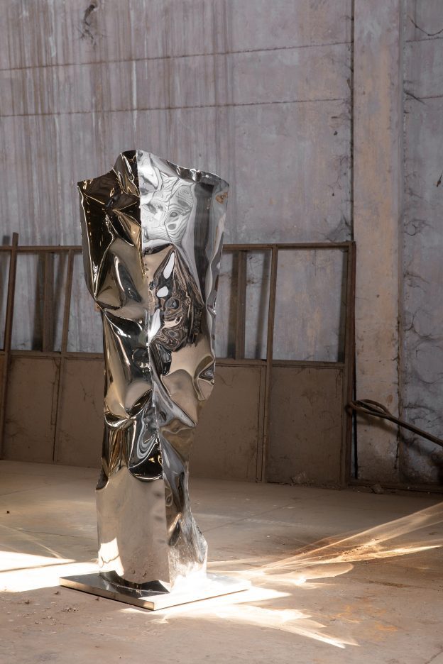 Monolith – Stainless Steel Floor Sculpture
by Nitush and Aroosh