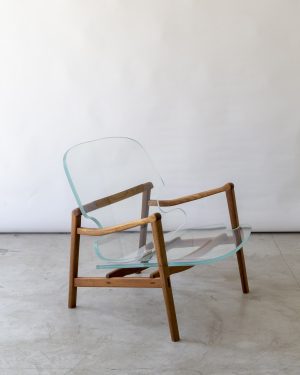 Serena – Glass & Wood Armchair
by PROSA