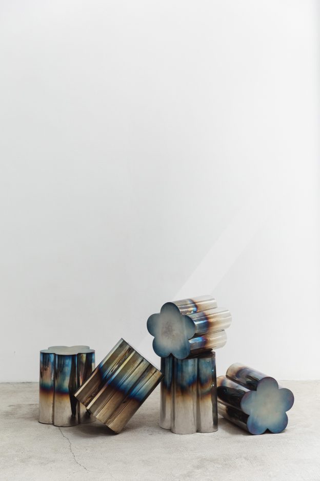 Barvinok – Steel Side Table by FURN OBJECT