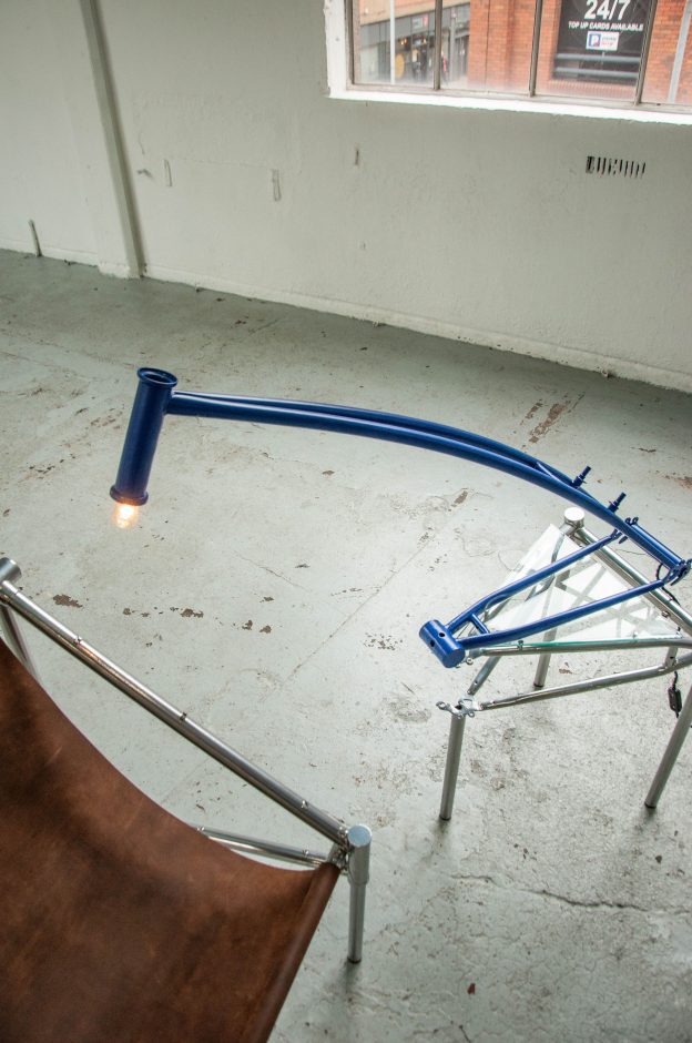Metal O.f.f. Recycled Bicycle Collection by Cara Campos