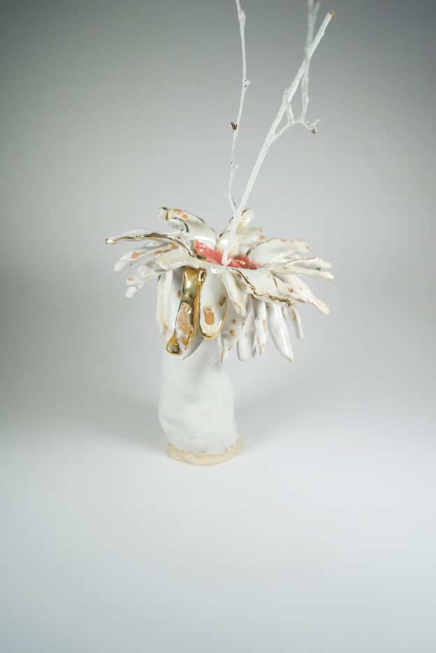 Floral Stoneware Vase
by Hania Jneid
