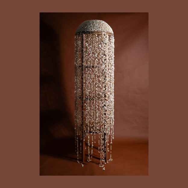 Orí – Wood & Shell Shelf
by Nina Coimbra