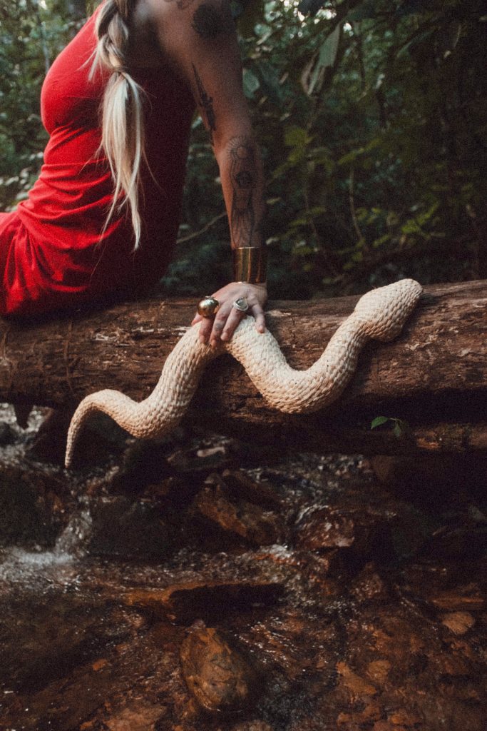 Oro – Woven Snake by Nina Coimbra