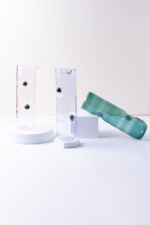 Eye Candy Glassblown Pitcher
by Ornamental by Lameice 