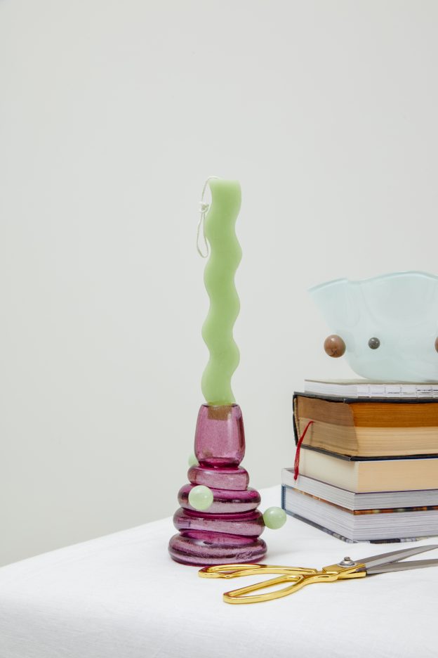 Buds – Glass Blown Candlestick Holder by Deya