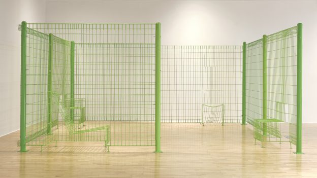 Invisible Chair No. 2 – Steel Wall Armchair by lee hyokk