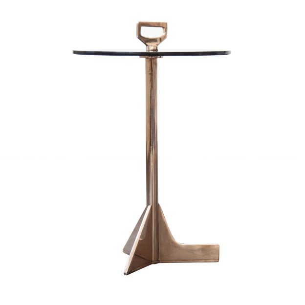 Bellance – 21st Century Cigarette Table In Cast Bronze And Glass
by Costantini Design