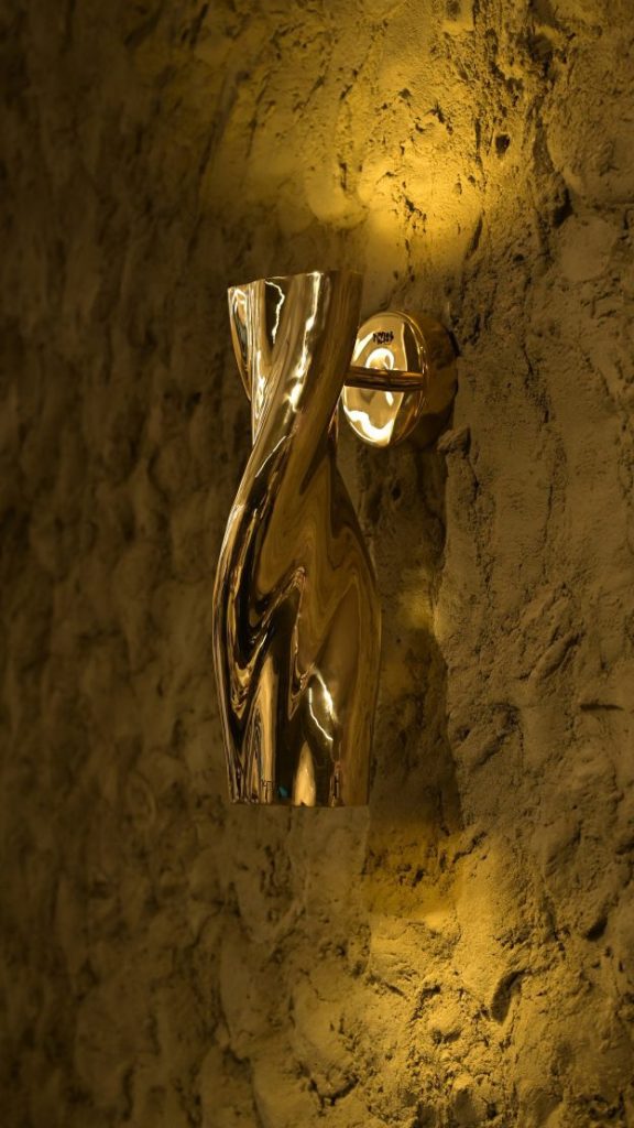 Twist – Brass Wall Lamp
by Nama Home