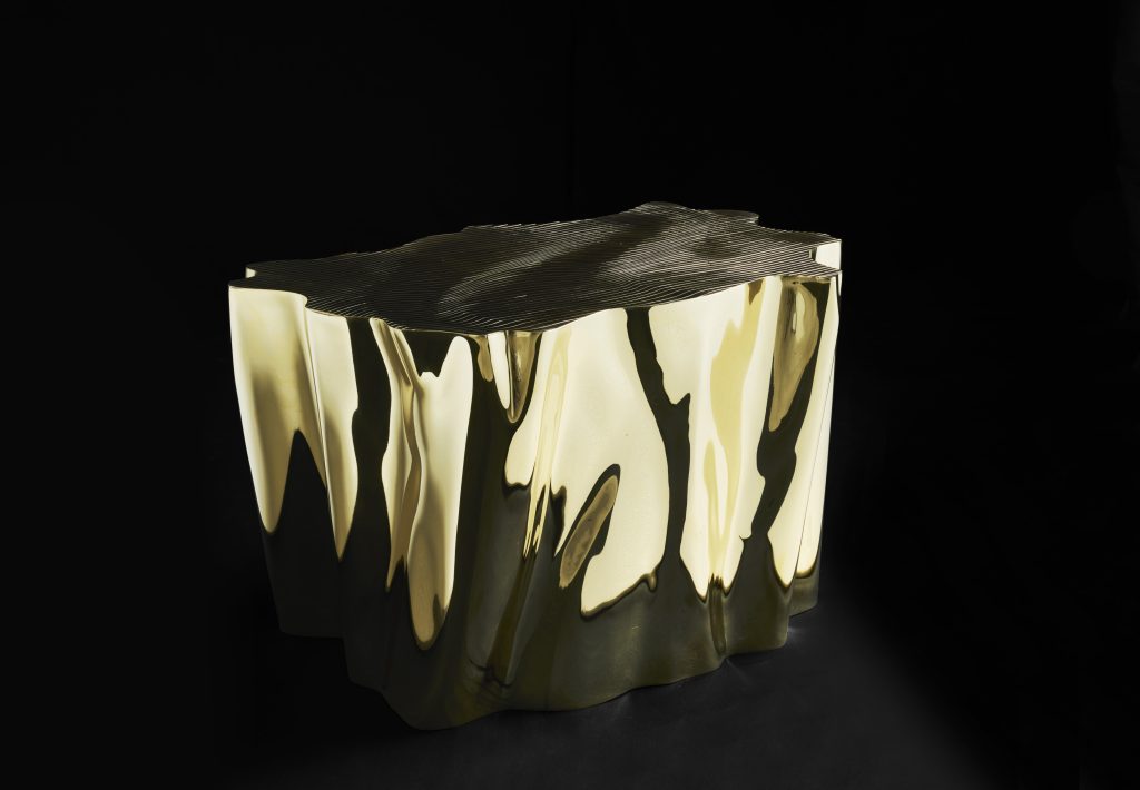 Dubaillusion – Brass Coffee Table by ORFEO STUDIO