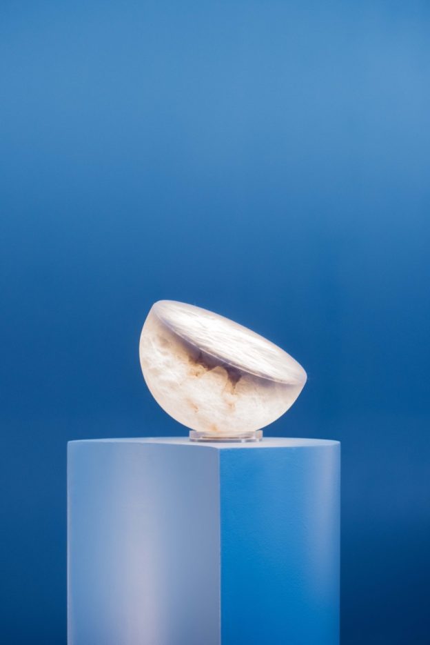 Moon Sixteen – Alabaster Table Lamp by A.D.U.