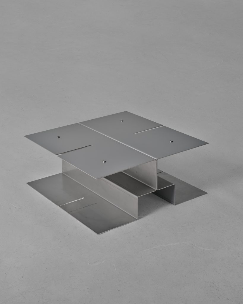 Folded Stainless Steel Table by 304.cage