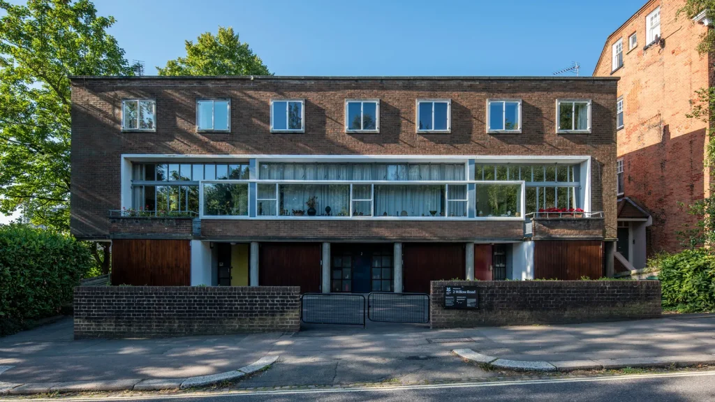 Ernő Goldfinger’s controversial modernist terrace on Willow Road, Getty Images