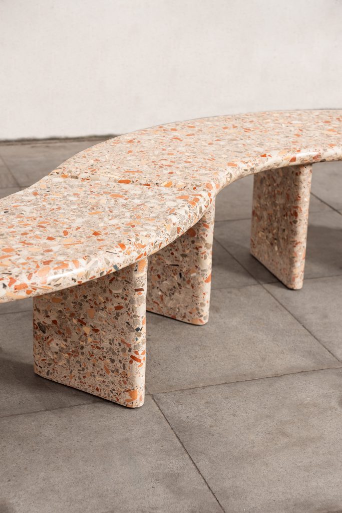 Brut – Terrazzo Bench