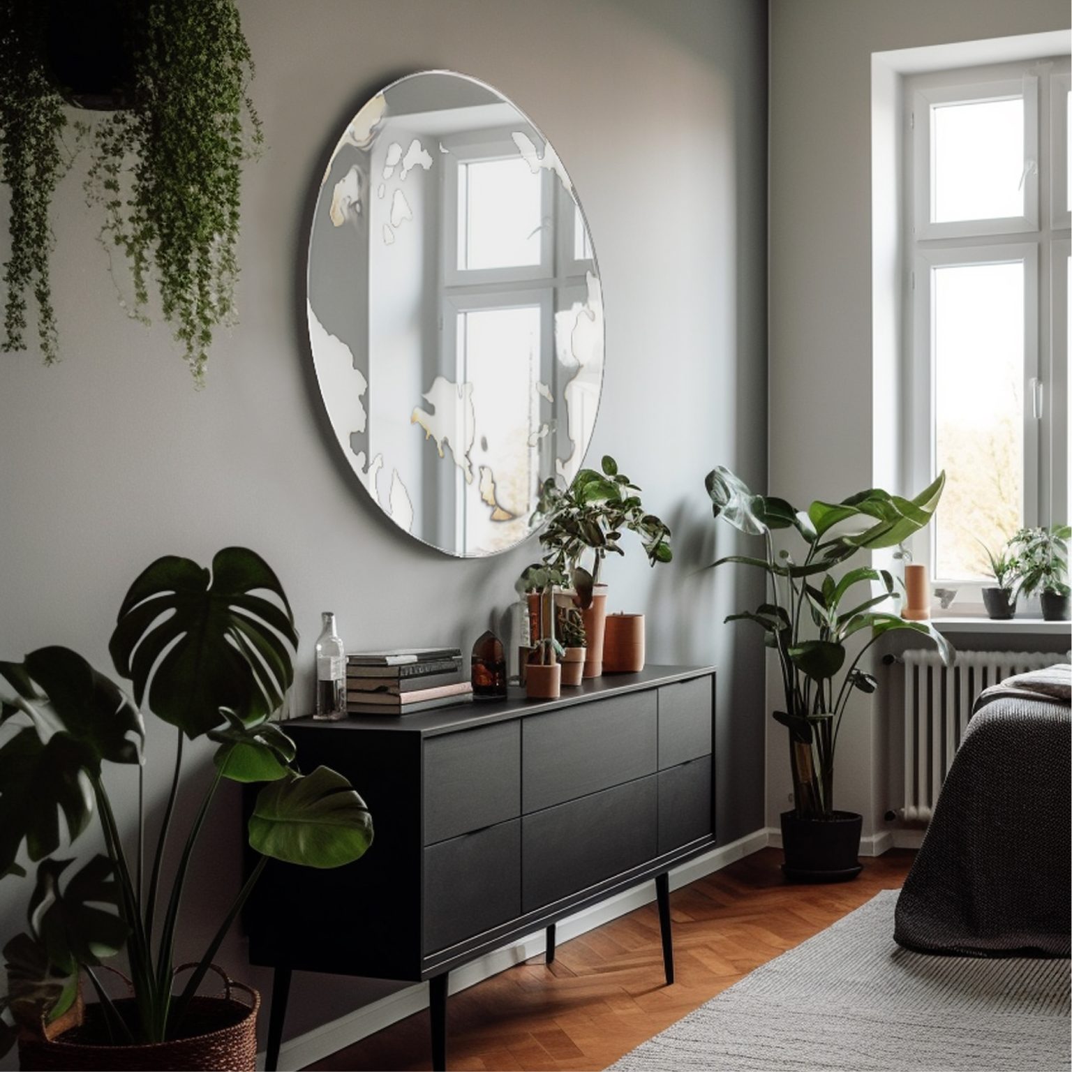Float Mirror White – Liquid Silver / Glass by Studio Speculo | ADORNO ...