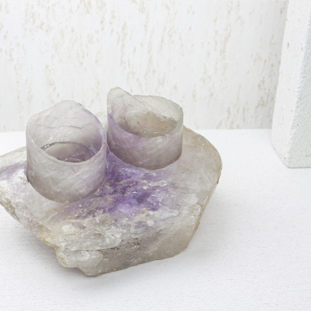 Amethyst Tumbler Glass Duo