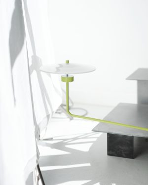 Construction I - Steel / Blown Glass Table Lamp