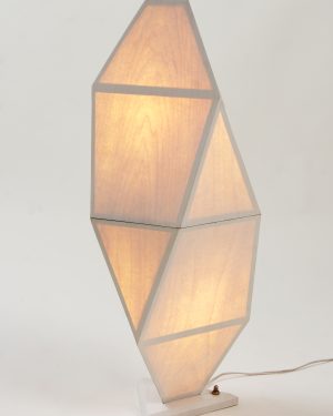 Ss1 - Cherry Wood / Acrylic Table Lamp