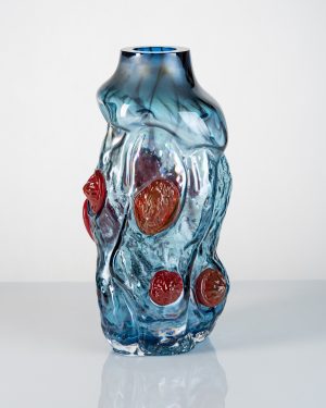 Dysplasio Glass Vase Blue