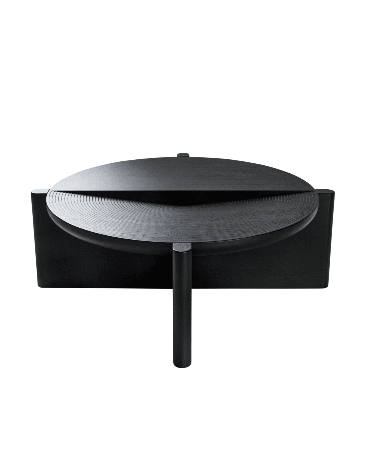 Arkhe No 1 – Round Oak Coffee Table — 13