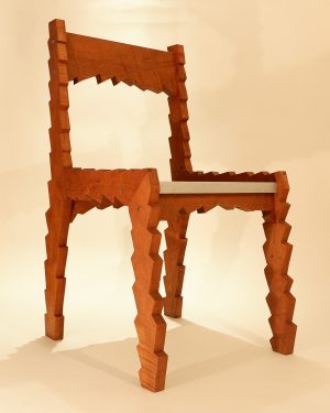 Shocking Chair - Teak Wood Dining Chair